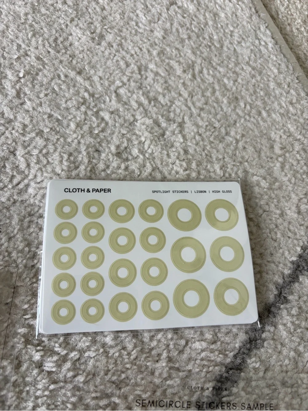 Assorted Cloth & Paper Sticker bundle